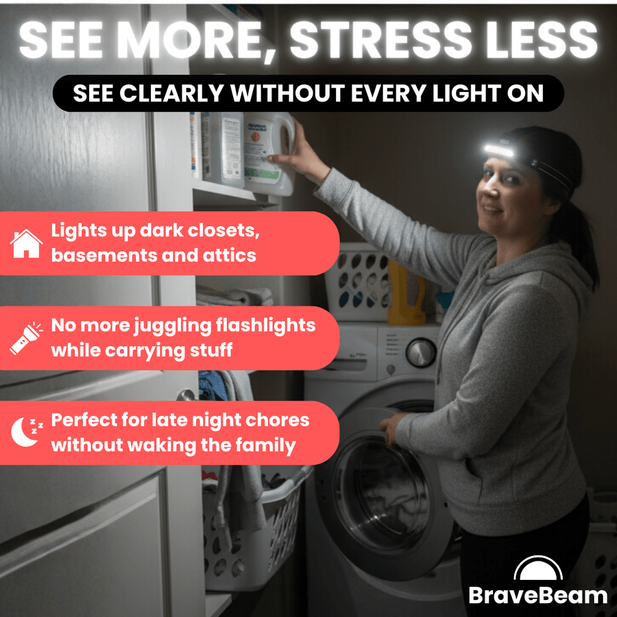 BraveBeam™ 230° Safety Headlamp – Stay Visible, Hands-Free, and Confident After Dark