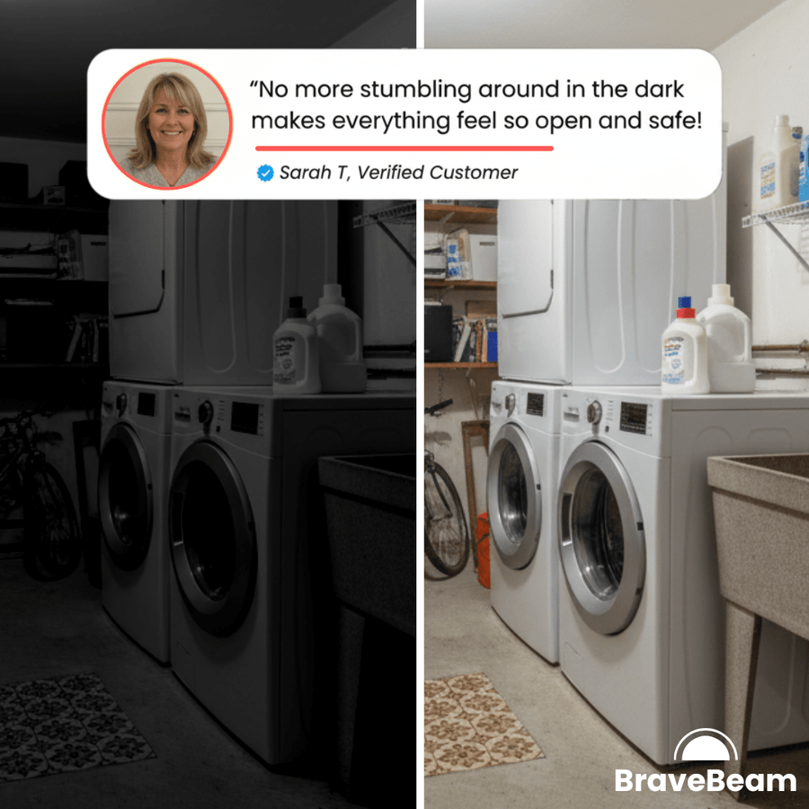 BraveBeam™ 230° Safety Headlamp – Stay Visible, Hands-Free, and Confident After Dark